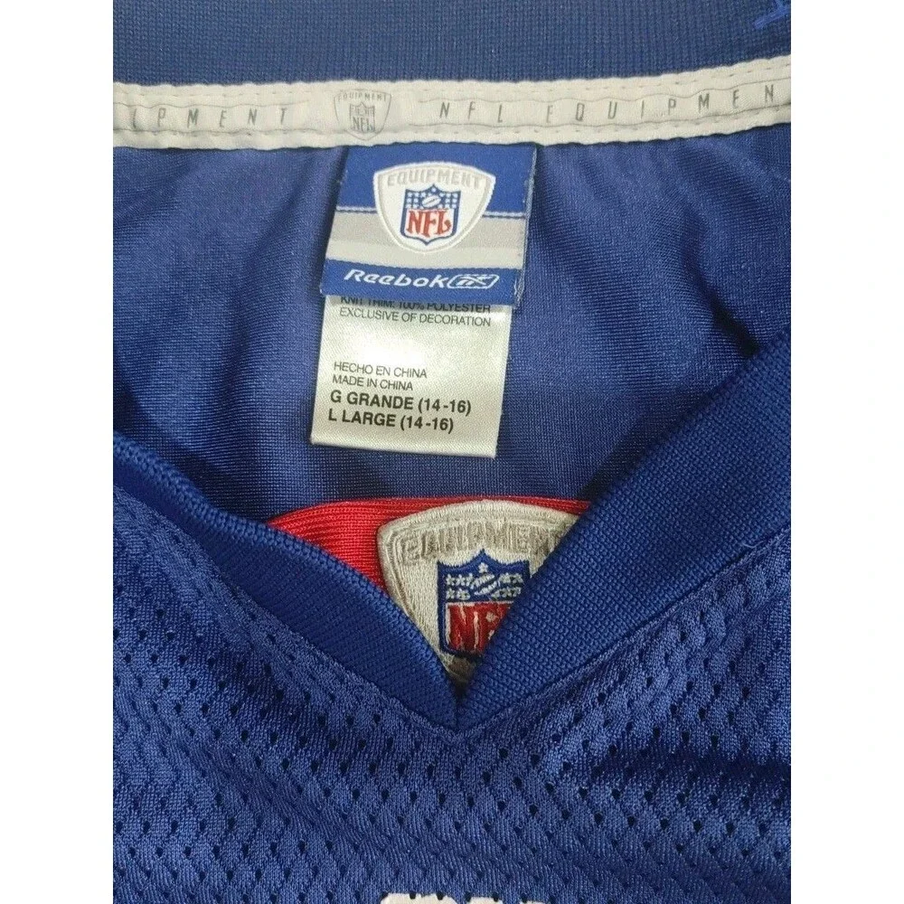 Vintage #10 New York Giants Reebok Jersey - YOUTH Size Large / L